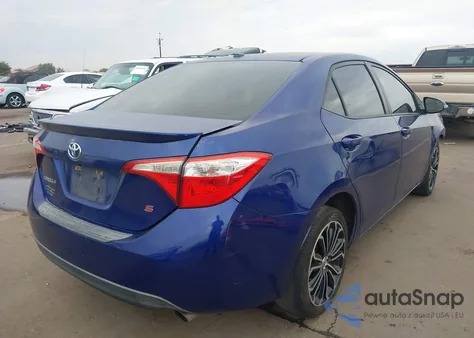 2015 Toyota Corolla S Plus z USA, uszkodzony, nr VIN 5YFBURHE5FP219780
